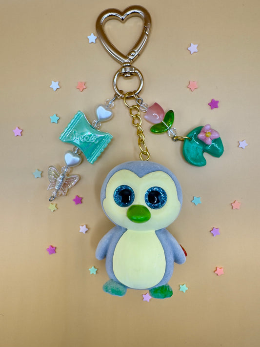 Pistachio Penguin Pal Keychain